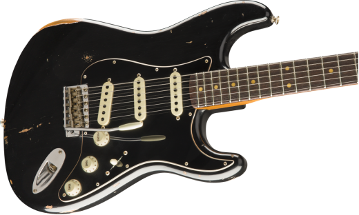 2019 Limited Edition Roasted Poblano Stratocaster Relic - Aged Black