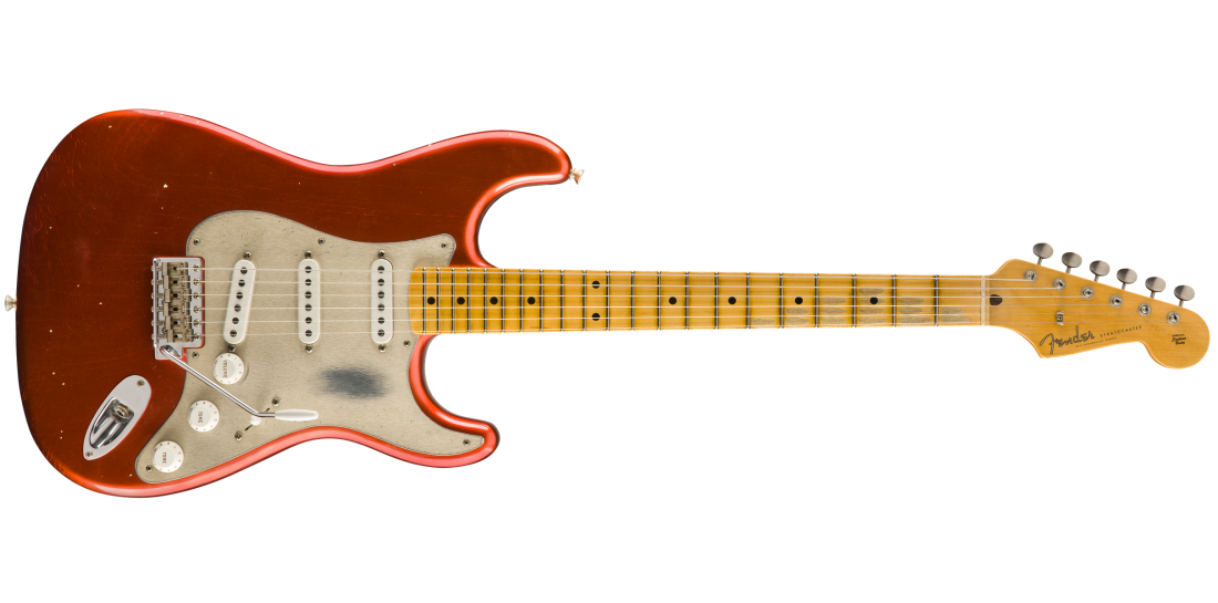 2019 Limited Edition \'55 Dual-Mag Strat Journeyman Relic - Super Faded Aged Candy Apple Red