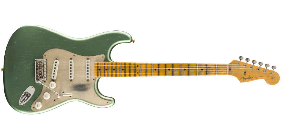 2019 Limited Edition \'55 Dual-Mag Strat Journeyman Relic - Super Faded Aged Sherwood Green Metallic