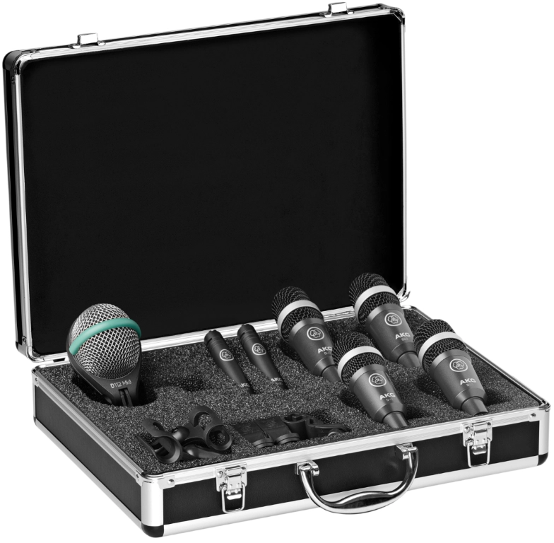 Drum Set Concert I Professional Drum Microphone Set - 4xD40/2xC430/D112 MKII