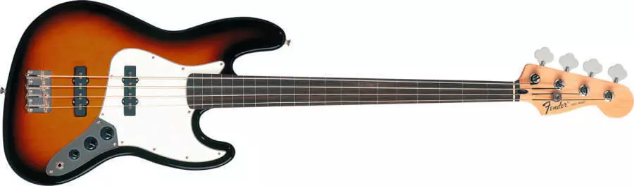 Standard Jazz Bass Fretless - Brown Sunburst