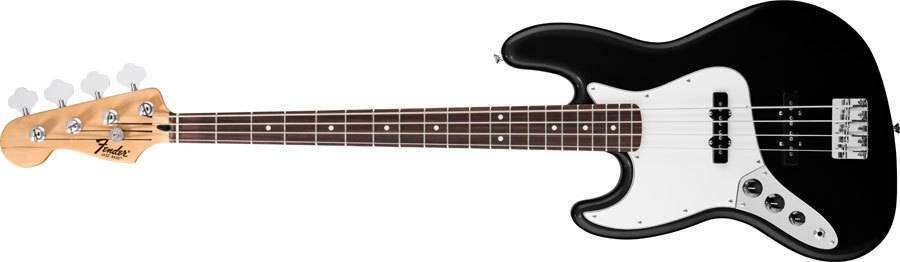 Standard Jazz Bass Left Handed - Black
