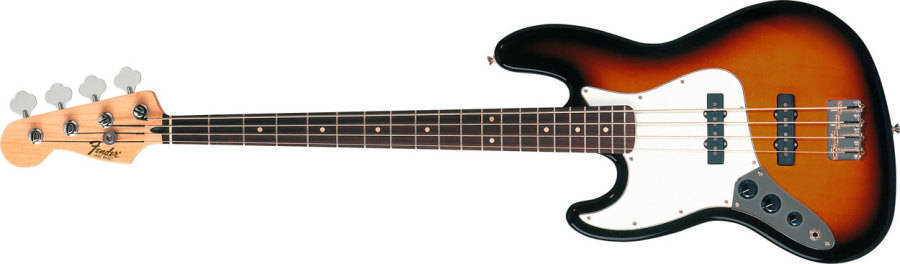 Standard Jazz Bass Left Handed - Brown Sunburst