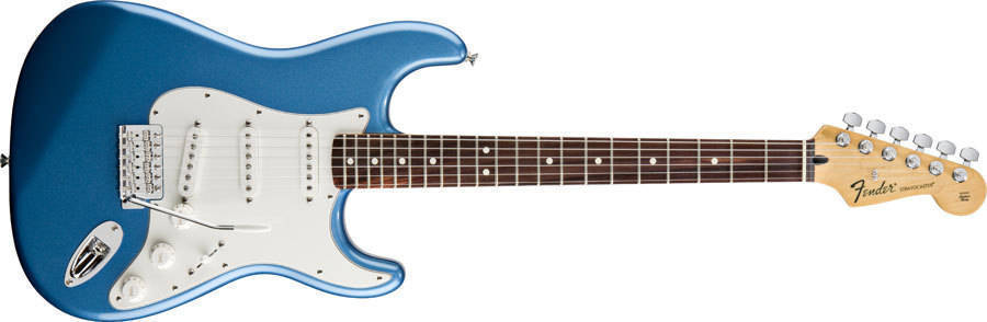 Standard Strat - Rosewood in Lake Placid Blue