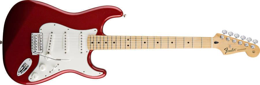 Standard Strat - Maple in Candy Apple Red