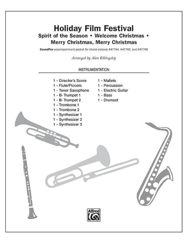 Holiday Film Festival - Billingsley - SoundPax Instrumental Parts