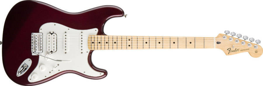 Standard Strat HSS - Maple Neck in Midnight Wine