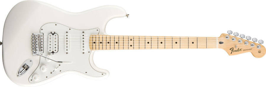 Standard Strat HSS - Maple Neck in Arctic White