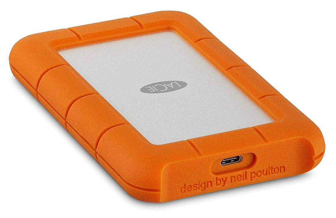 Rugged USB-C 4TB Portable Hard Drive