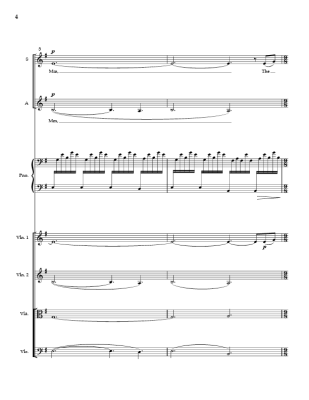 The Rose - Rossetti/Gjeilo - String Quartet (SA) Accompaniment - Score/Parts