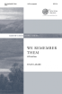 Walton - We Remember Them - Riemer/Kamens/LaBarr - SATB