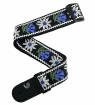 DAddario - 50mm Guitar Strap, Peace Love - Black\/Blue