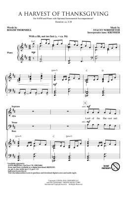 A Harvest of Thanksgiving - Thornhill/Nordmeyer - SATB