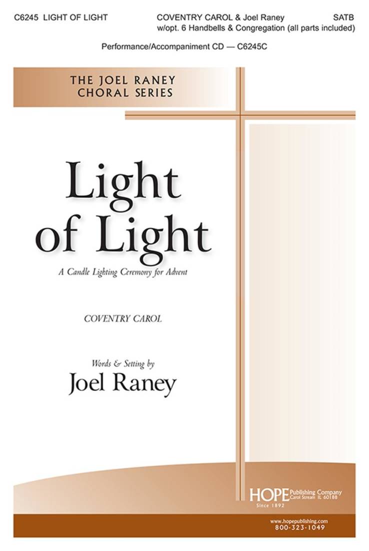 Light of Light: A Candle Lighting Ceremony for Advent - Raney - SATB
