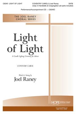 Hope Publishing Co - Light of Light: A Candle Lighting Ceremony for Advent - Raney - SATB