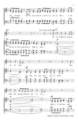There\'s a Baby in the Stable - Stewart/Nix - SATB
