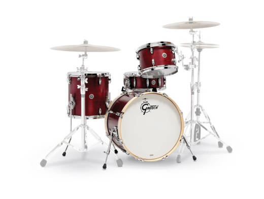 Brooklyn 4-Piece Shell Pack (20,12,14,SD) - Satin Cherry Red