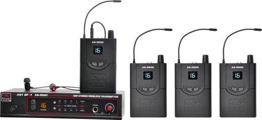 Galaxy Audio - AS-950-4 Band Pack Wireless Personal Monitor System