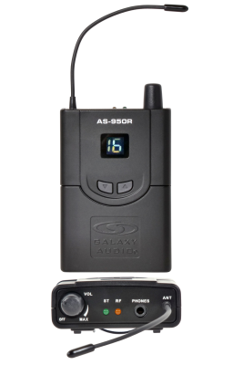 AS-950-4 Band Pack Wireless Personal Monitor System