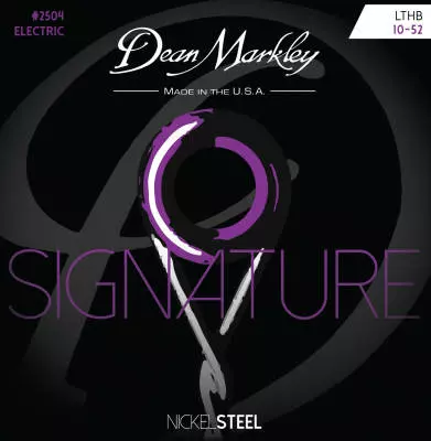 Nickel Steel 10-52 Light Top/Heavy Bottom Electric Guitar Strings