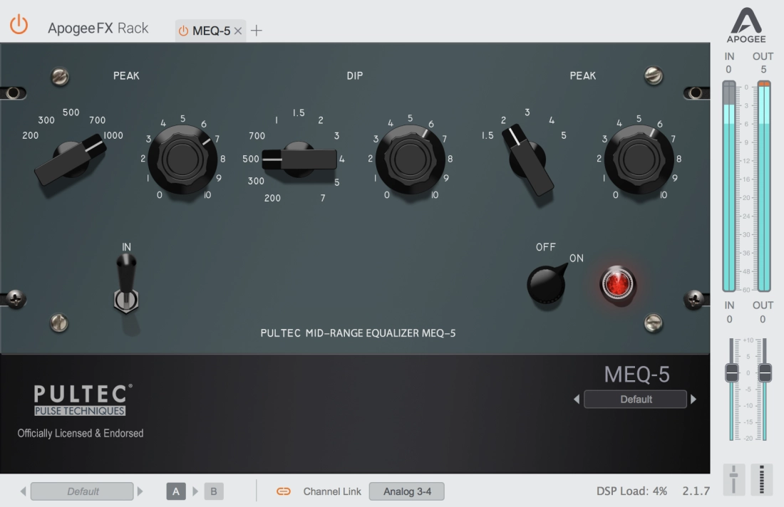 MEQ-5 Mid-range Equalizer Plugin
