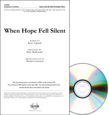 When Hope Fell Silent - Aspinall /Wilson /McDonald - Orchestral Score/ Parts CD-ROM