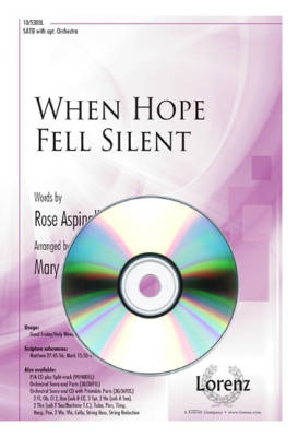 When Hope Fell Silent - Aspinall /Wilson /McDonald - Performance /Accompaniment /Split-track CD