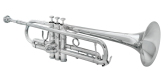 XO Professional Brass - 1604SS-R Professional Bb Trumpet with Reverse Leadpipe, .462 - Silver Plated