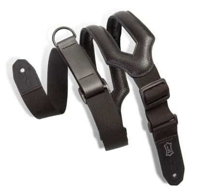 Right Height Ergonomic Padded Guitar Strap - Black