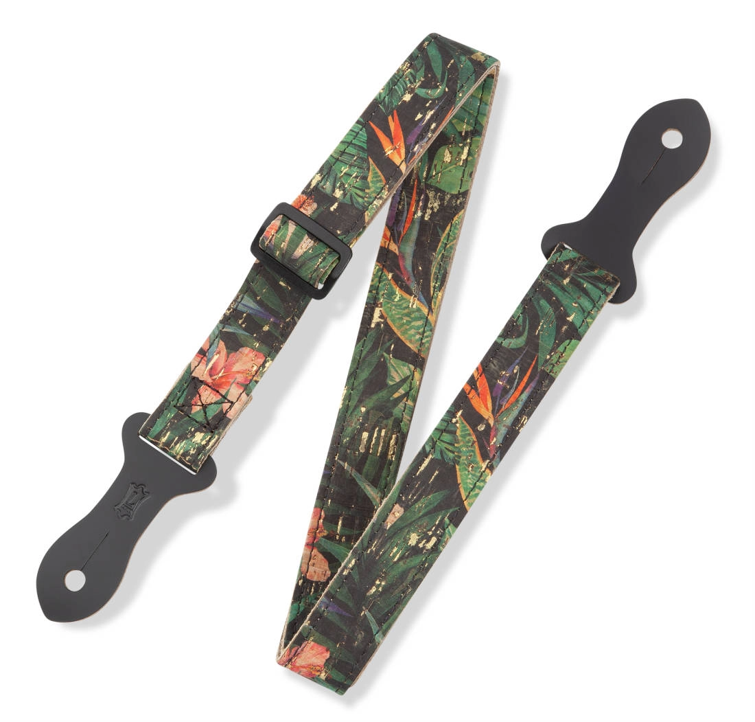 1 Inch Mandolin, Ukulele, Youth-Guitar Strap - Rainforest