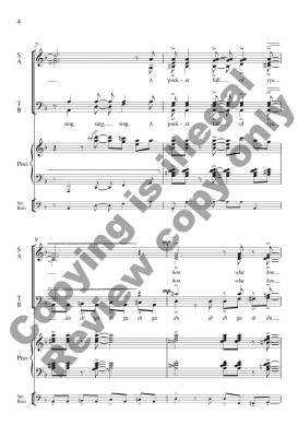 Sing a Song of Sixpence - Berg - SATB