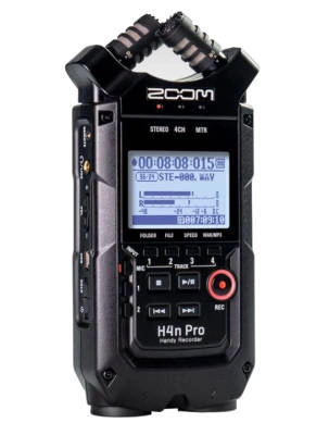 Zoom - H4n Pro Recorder/USB Audio Interface - All Black