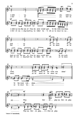 Li\'l David - Spiritual/Gibbs - SSA Double Choir