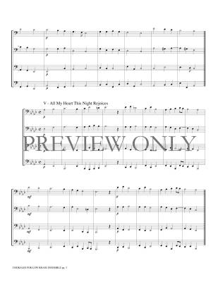 Chorales for Low Brass - Coakley - 2 Euphonium/2 Tuba