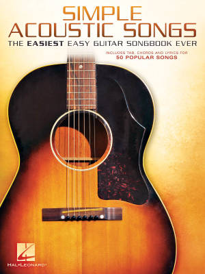 Simple Acoustic Songs (The Easiest Easy Guitar Songbook Ever) - Guitar TAB - Book