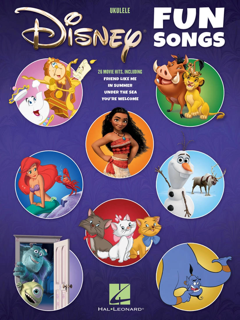 Disney Fun Songs - Ukulele - Book