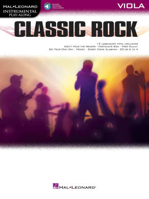 Classic Rock: Instrumental Play-Along for Viola - Book/Audio Online