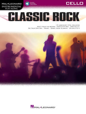 Hal Leonard - Classic Rock: Instrumental Play-Along for Cello - Book/Audio Online