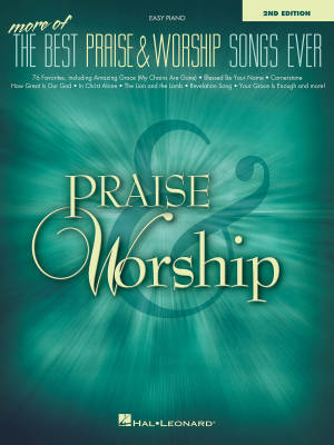 More of the Best Praise & Worship Songs (2nd Edition) - Easy Piano - Book