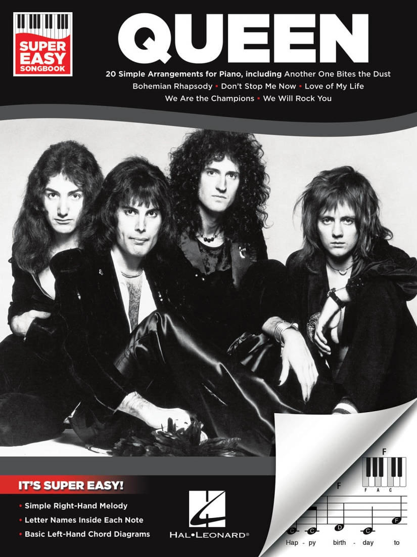 Queen: Super Easy Songbook - Easy Piano - Book