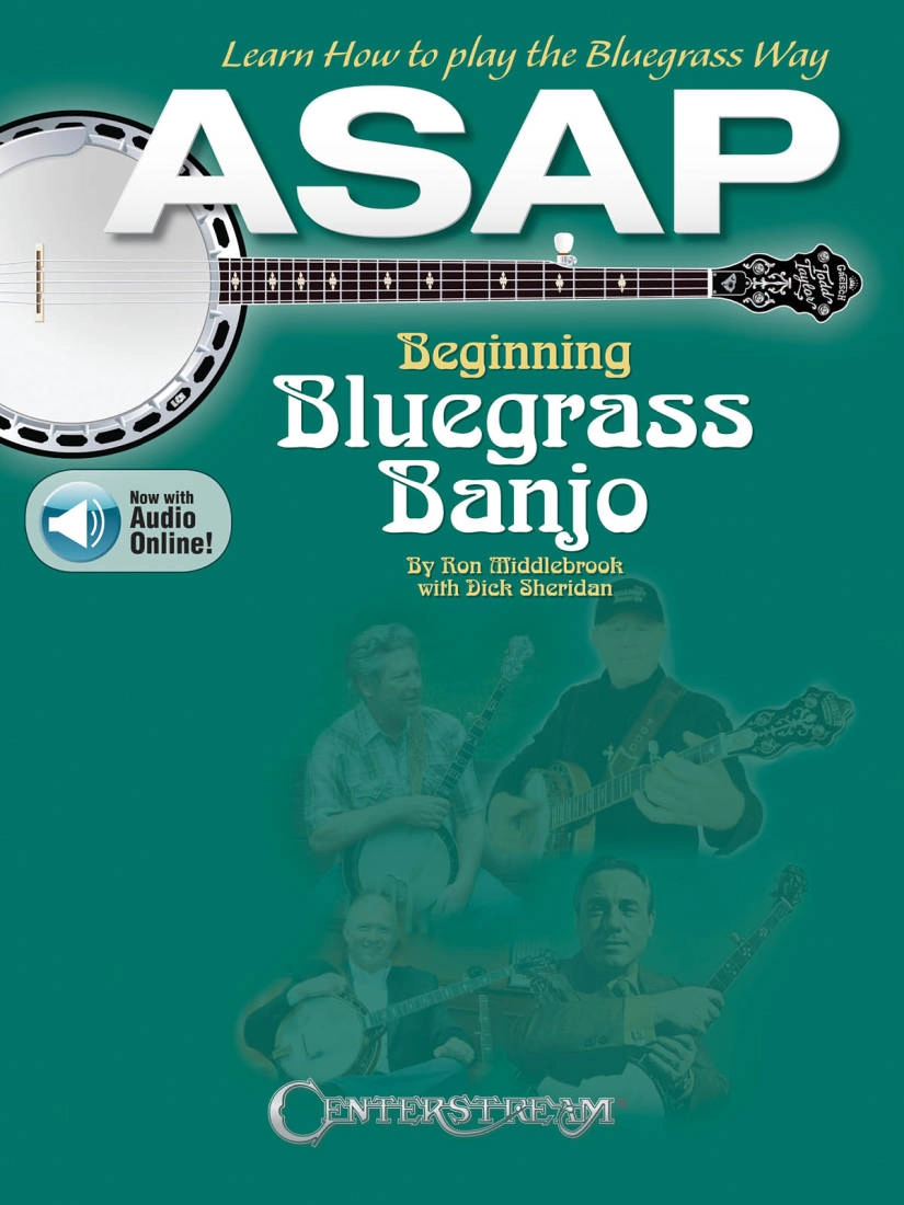 ASAP Beginning Bluegrass Banjo - Middlebrook/Sheridan - Banjo TAB - Book/Audio Online