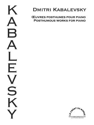 Music Sales - Posthumous Works for Piano - Kabalevsky - Book