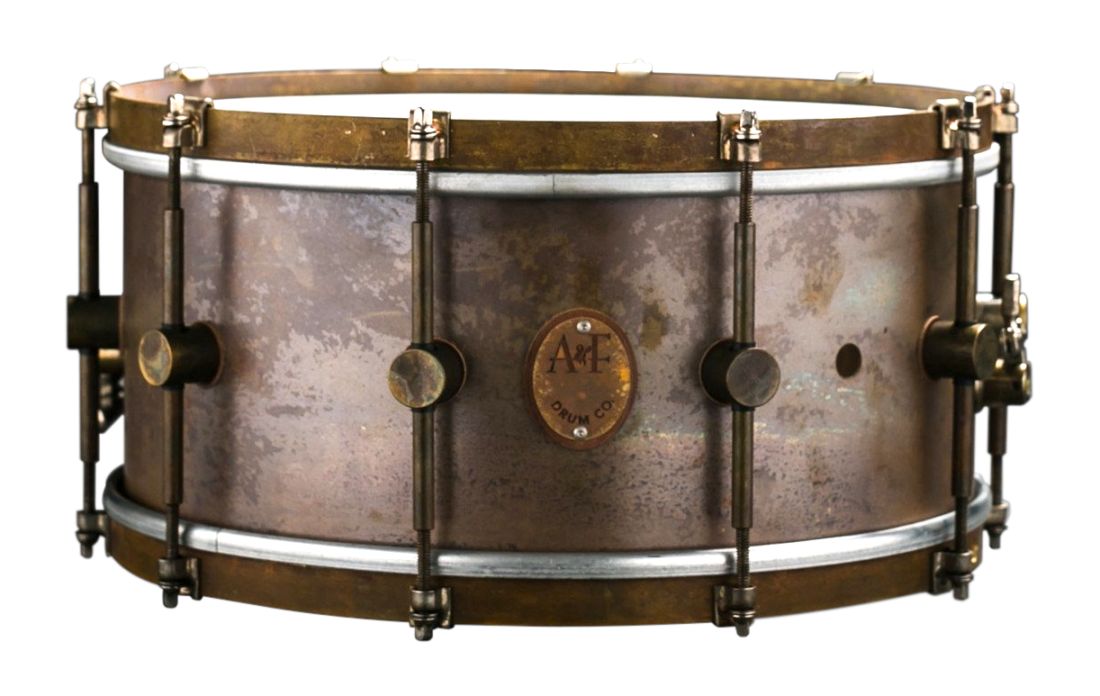 Raw Brass Snare Drum 6.5x14\'\'