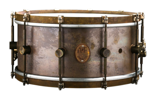 A&F Drum Co. - Raw Brass Snare Drum 6.5x14