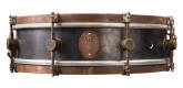 A&F Drum Co. - Raw Steel 8-Lug Snare 4x14