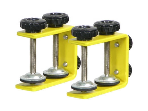 Table/Case Laptop Stand Clamps - Yellow