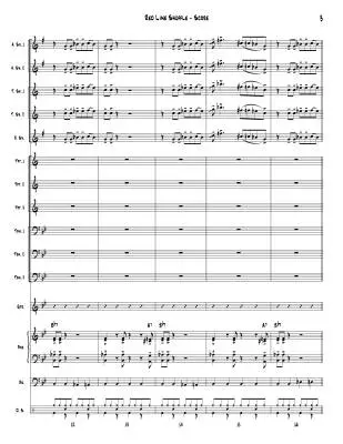 Red Line Shuffle - Collins-Dowden - Jazz Ensemble - Gr. Medium Easy