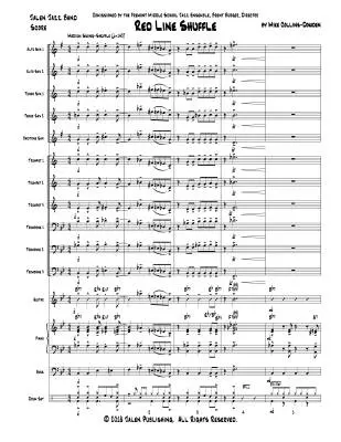 Red Line Shuffle - Collins-Dowden - Jazz Ensemble - Gr. Medium Easy