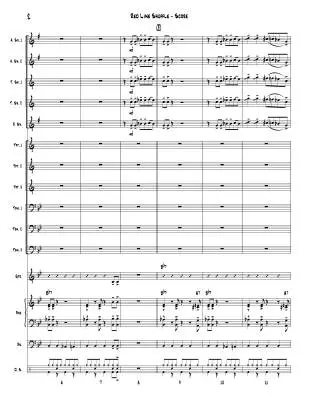 Red Line Shuffle - Collins-Dowden - Jazz Ensemble - Gr. Medium Easy