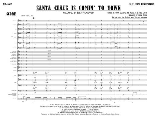Santa Claus is Comin\' to Town - Gillespie /Coots /Devol - Jazz Ensemble/Vocal - Gr. Medium Difficult